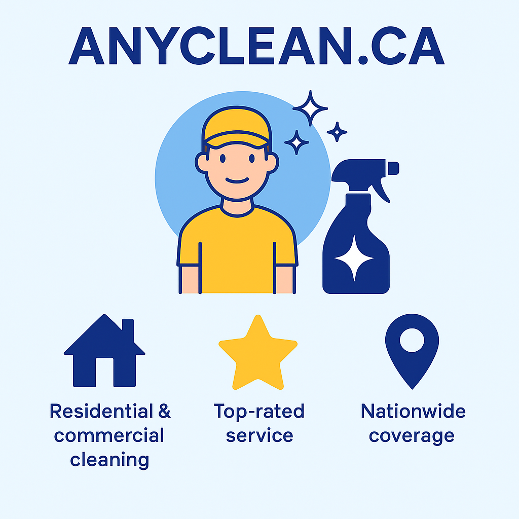 ✨ Introducing Anyclean.ca: Canada’s Go-To Cleaning Service